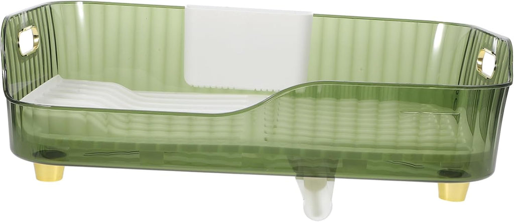 MAGICLULU Dish Drying Rack for Kitchen Counter Chic Dish Drainer with Drainage Design Simple Easy to Use Smooth Edges for Safe Operation for Keeping Dishes Dry