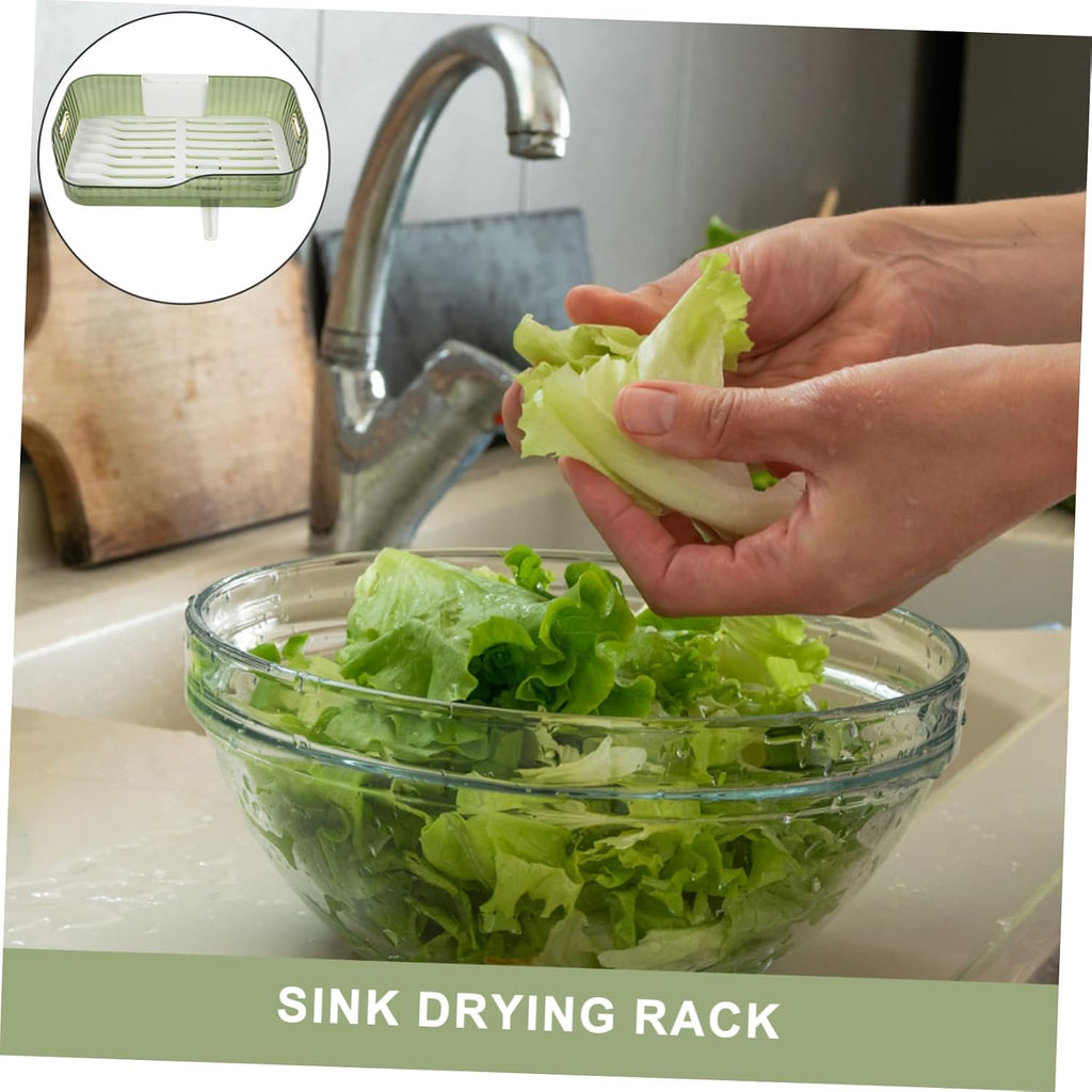 MAGICLULU Dish Drying Rack for Kitchen Counter Chic Dish Drainer with Drainage Design Simple Easy to Use Smooth Edges for Safe Operation for Keeping Dishes Dry