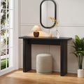 AVZEAR 43.3" Mid Century Narrow Entryway Console Table, Modern Fluted Wood Couch Table Behind Sofa Long and Skinny for Living Room Hallway Entrance Foyer (Natural)